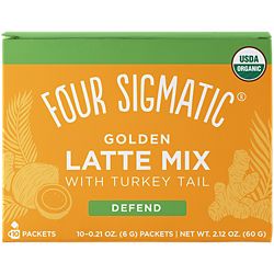 Four Sigmatic SS Latte Mix (Golden) - Defend - Turkey Tail/Turmeric Single Serve Packet
