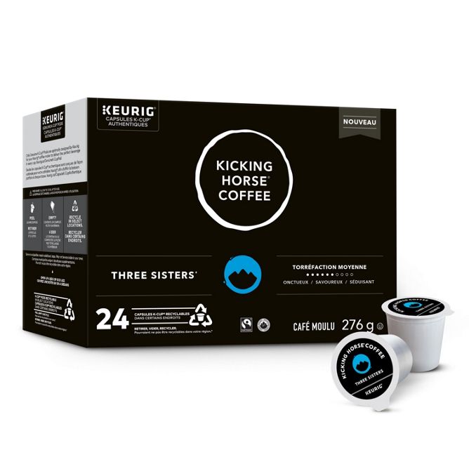Kicking Horse Three Sisters Medium Roast 24 CT