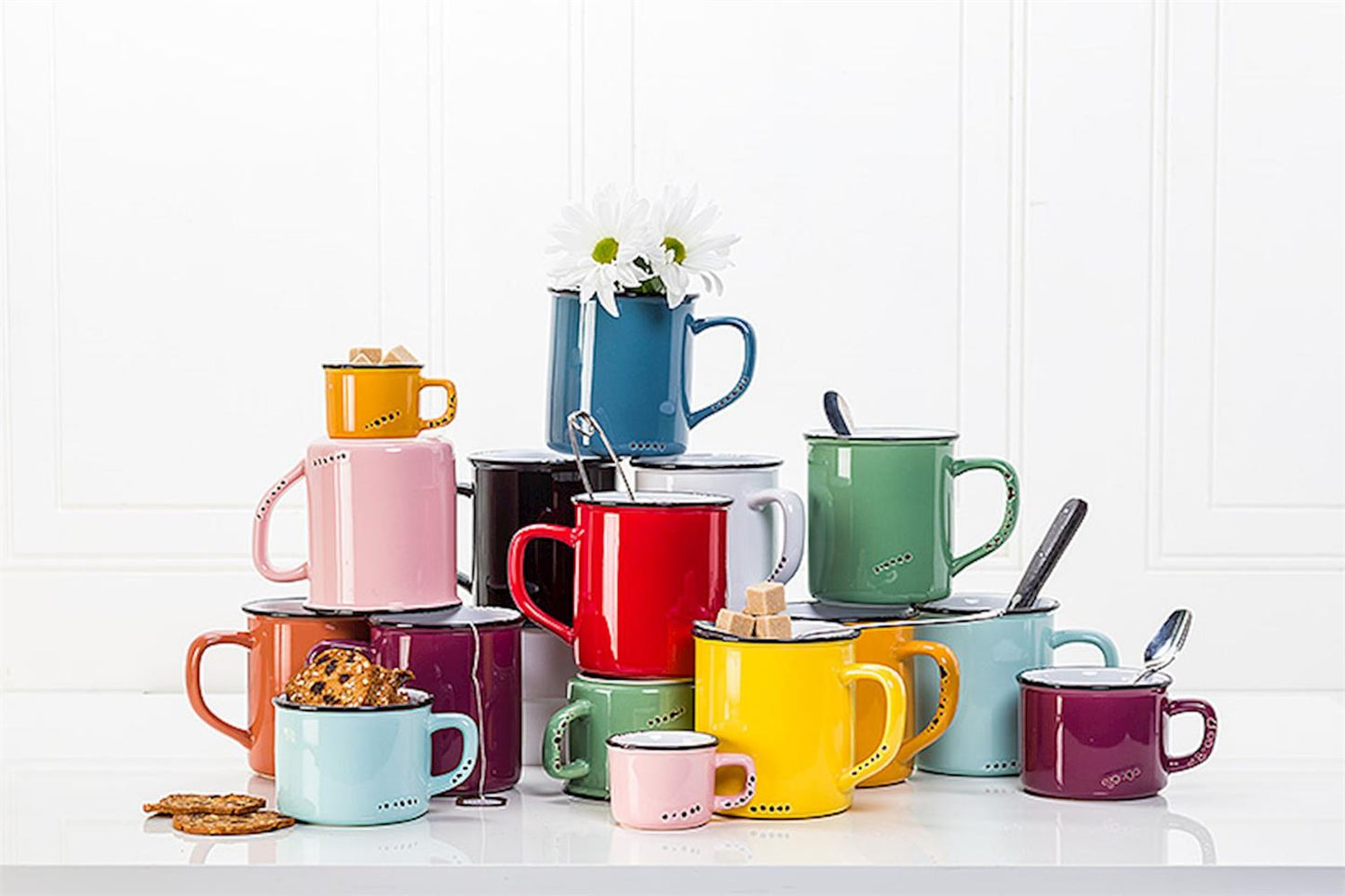 Abbott Enamel Look Mug - Plum