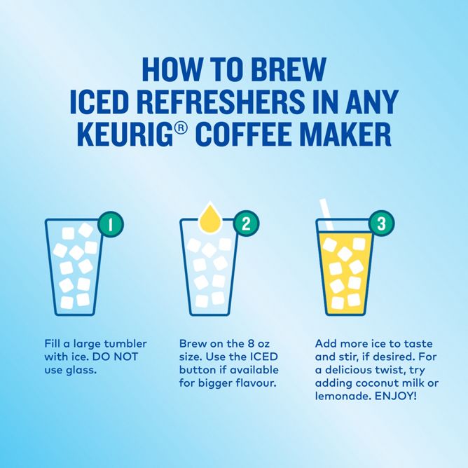 The Original Donut Shop Iced Refresher - Pineapple Passion Fruit 10 CT
