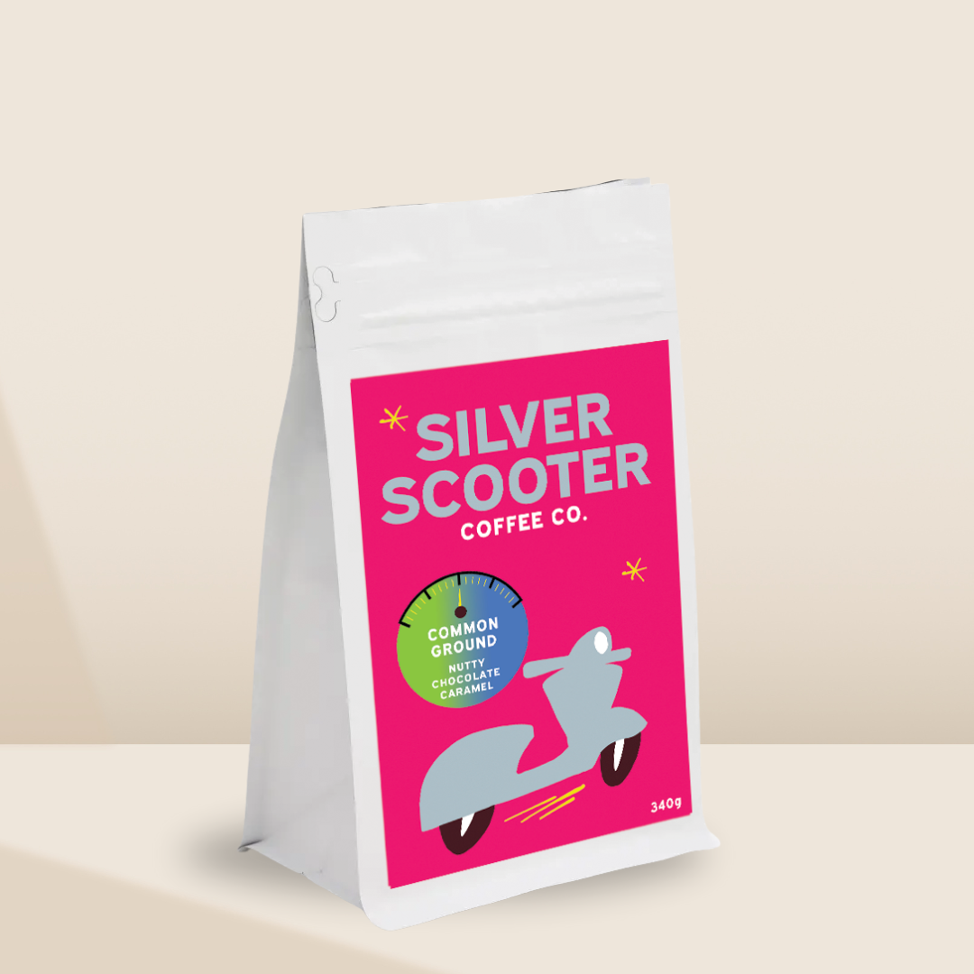 Silver Scooter Coffee WB Common Ground 12oz
