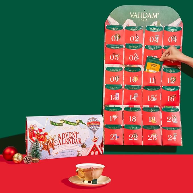 Vahdam 24 Days of Tea Advent Calendar - Variety White