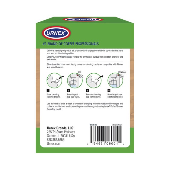 Urnex K-Cup Brewer Cleaning Cup 5-Pack