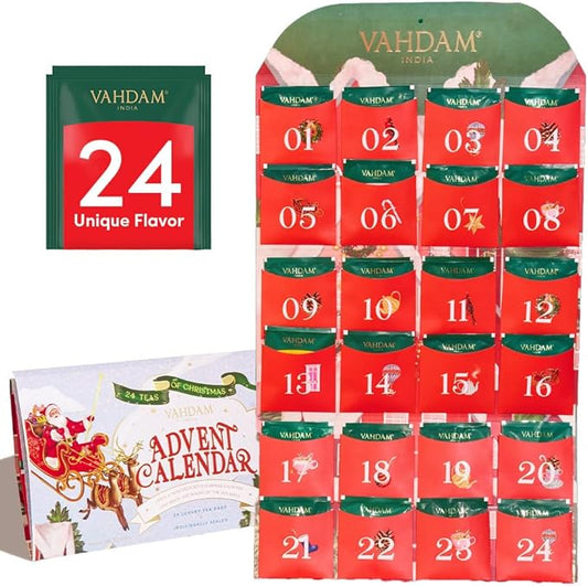 Vahdam 24 Days of Tea Advent Calendar - Variety White