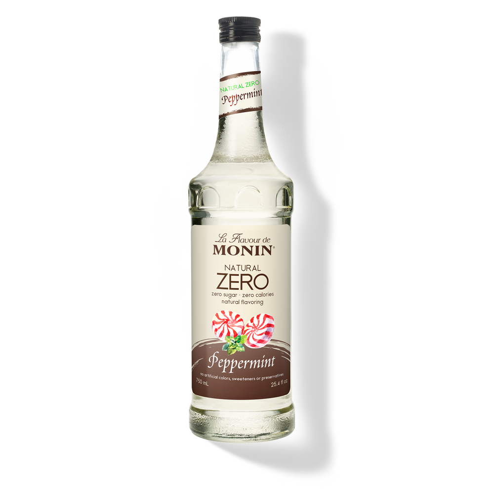 Monin Natural Zero Syrup Peppermint 750ml