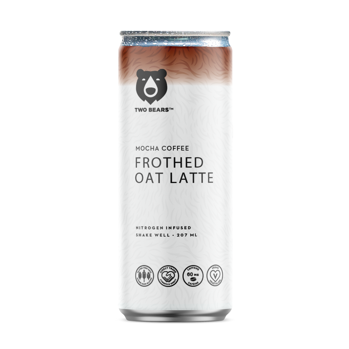 Two Bear Frothed Oat Latte - Mocha 207ml