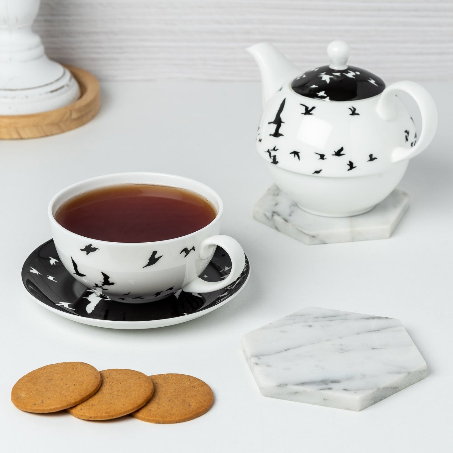 Mcintosh Tea for One - Bird Silhouette