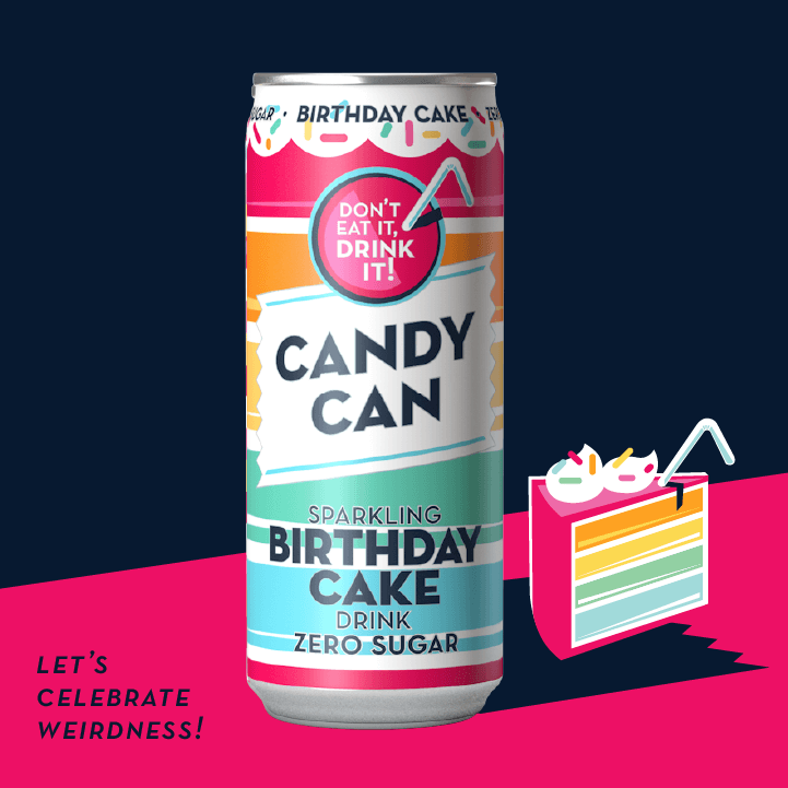 Candy Can - Birthday Cake 330ml