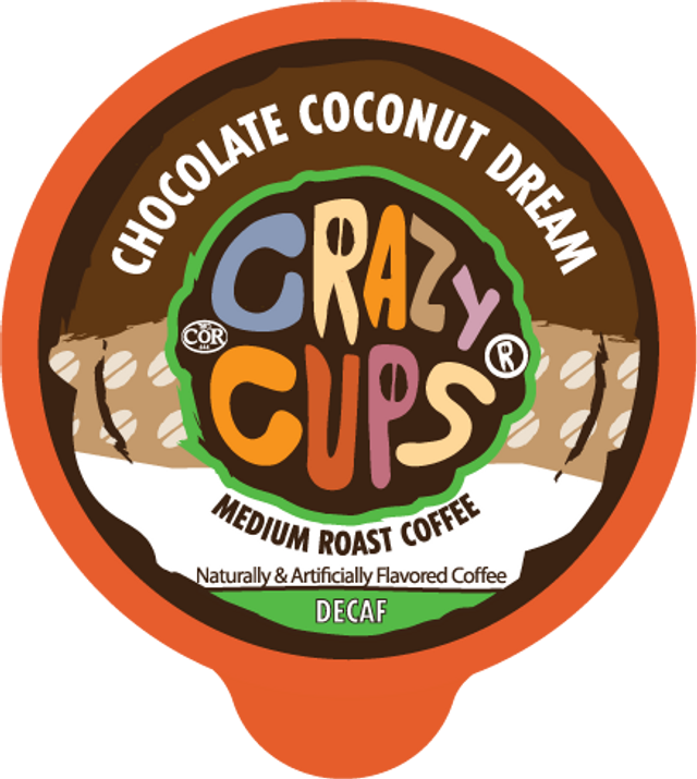 Crazy Cups Decaf Chocolate Coconut Dream 22 CT