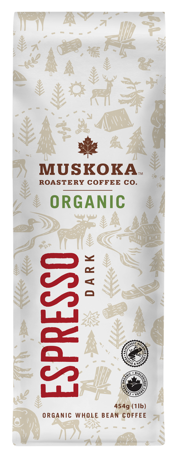 Muskoka Roastery WB Organic Espresso 1Lb (454g)