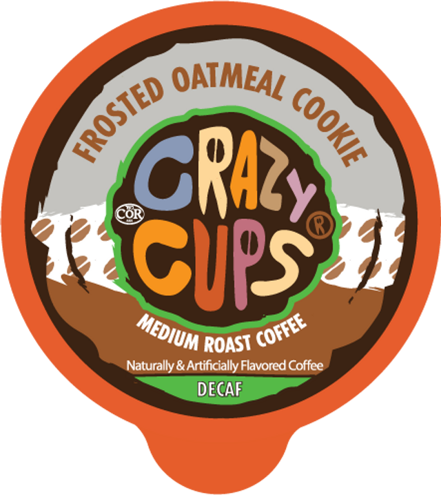 Crazy Cups Decaf Frosted Oatmeal Cookie 22 CT