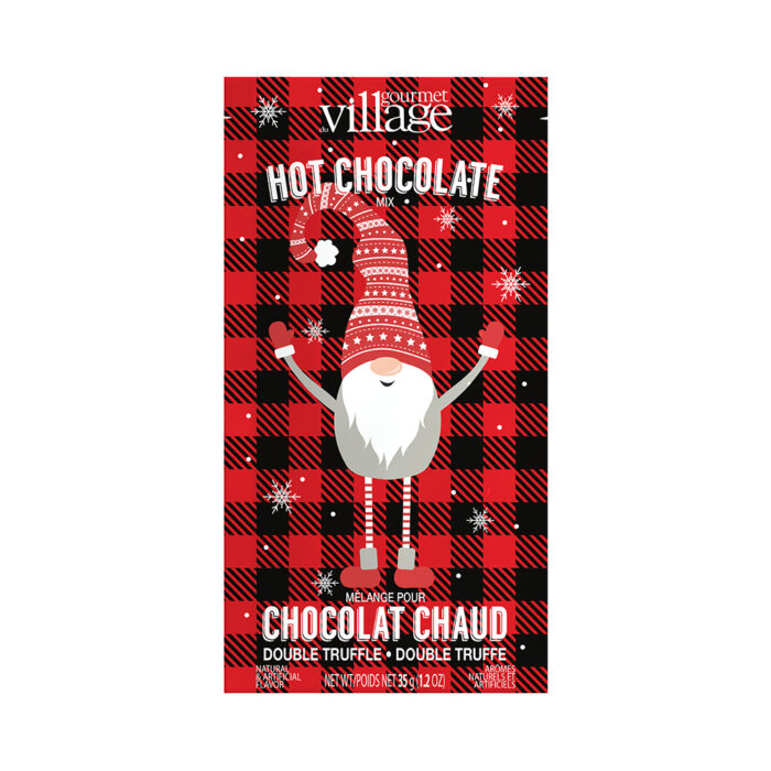 Gourmet Du Village - 2 Mug Set - Whimsical - Holiday (Santa & Gnome) - Kid Sized