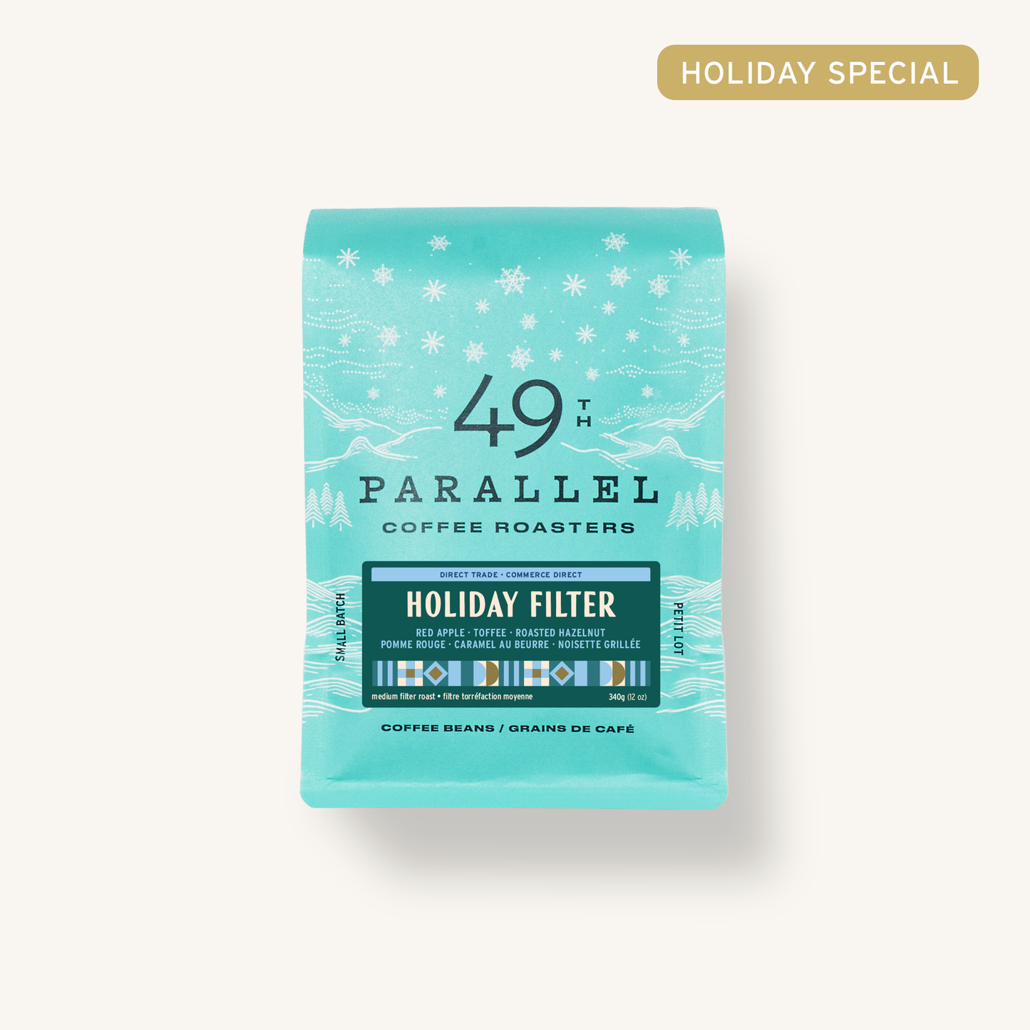 49th Parallel WB Holiday Filter 12oz (340g)