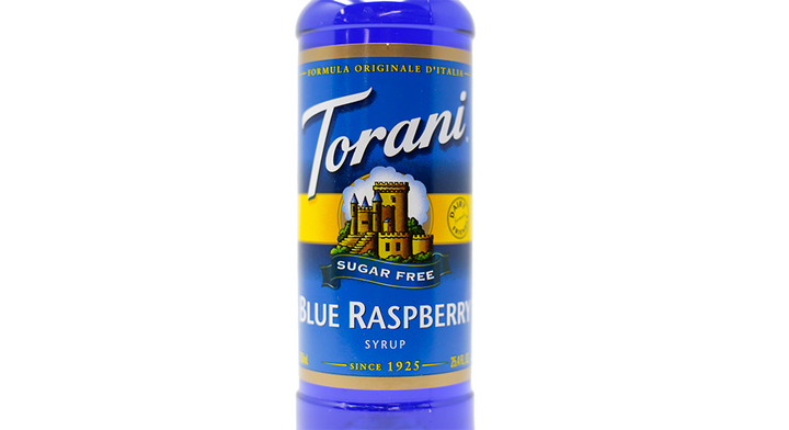 Torani Sugar Free Syrup Blue Raspberry 750ml