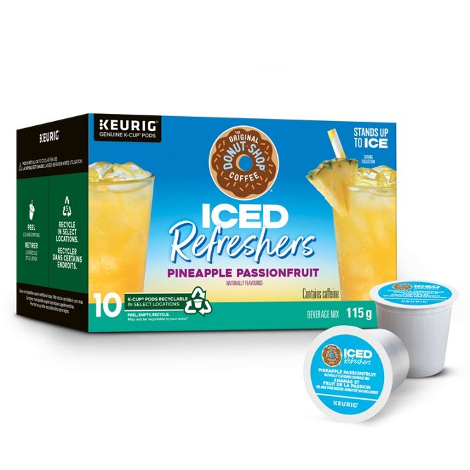 The Original Donut Shop Iced Refresher - Pineapple Passion Fruit 10 CT