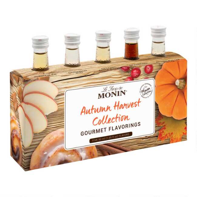 Monin Mini Sample Collection - Autumn Harvest Syrup Pack 5 X 50ml