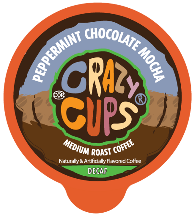 Crazy Cups Decaf Peppermint Chocolate Mocha 22 CT
