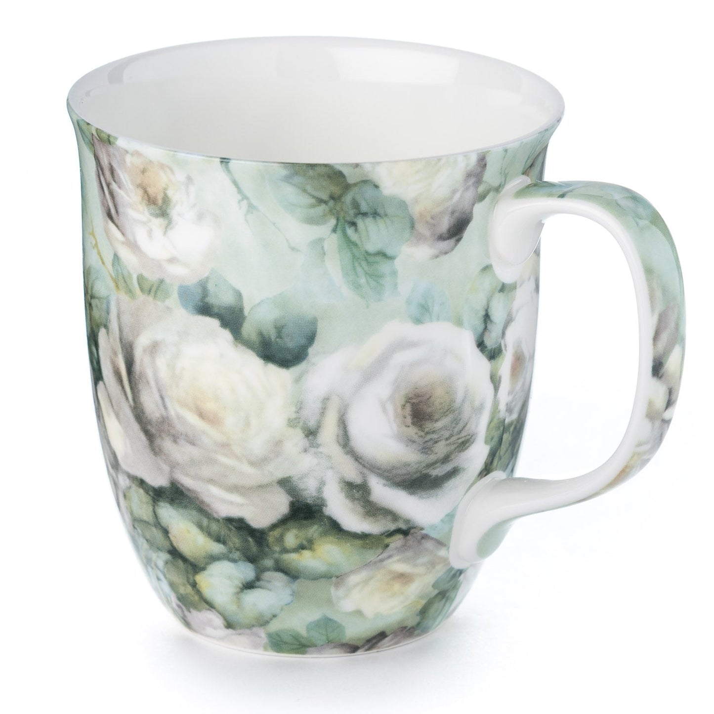 McIntosh Java Mug - Pretty Chintzy - White Roses