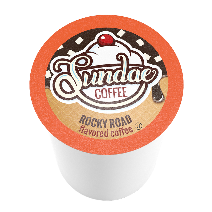 Sundae Coffee Ice Cream Flavoured Rocky Road 48 CT