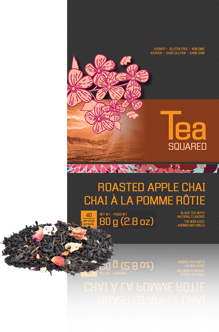 Tea Squared Loose Leaf Tea - Black - Roasted Apple Chai 80g