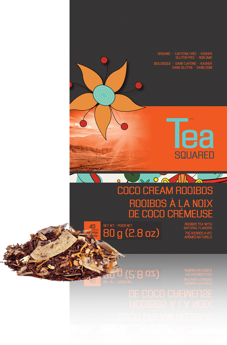 Tea Squared Loose Leaf Tea - Rooibos - Coco-Cream Organic 80g (Organic)