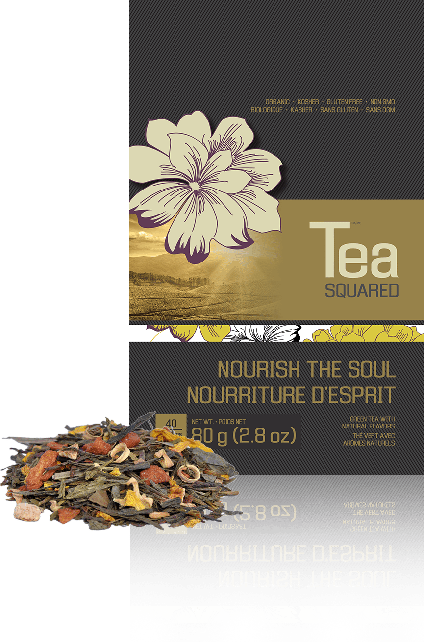 Tea Squared Loose Leaf Tea - Green - Nourish the Soul 80g (Organic)