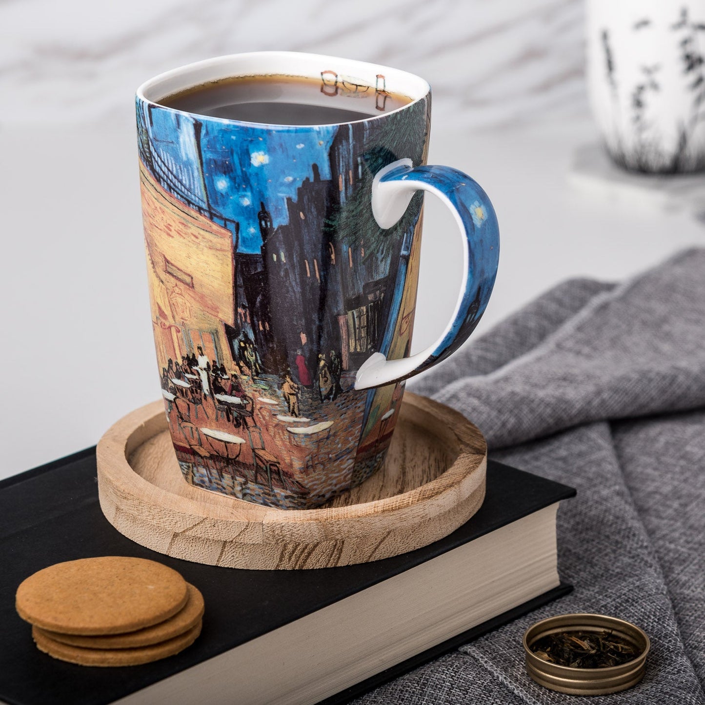 Mcintosh Grande Mug - Masters - Van Gogh - Cafe Terrace at Night