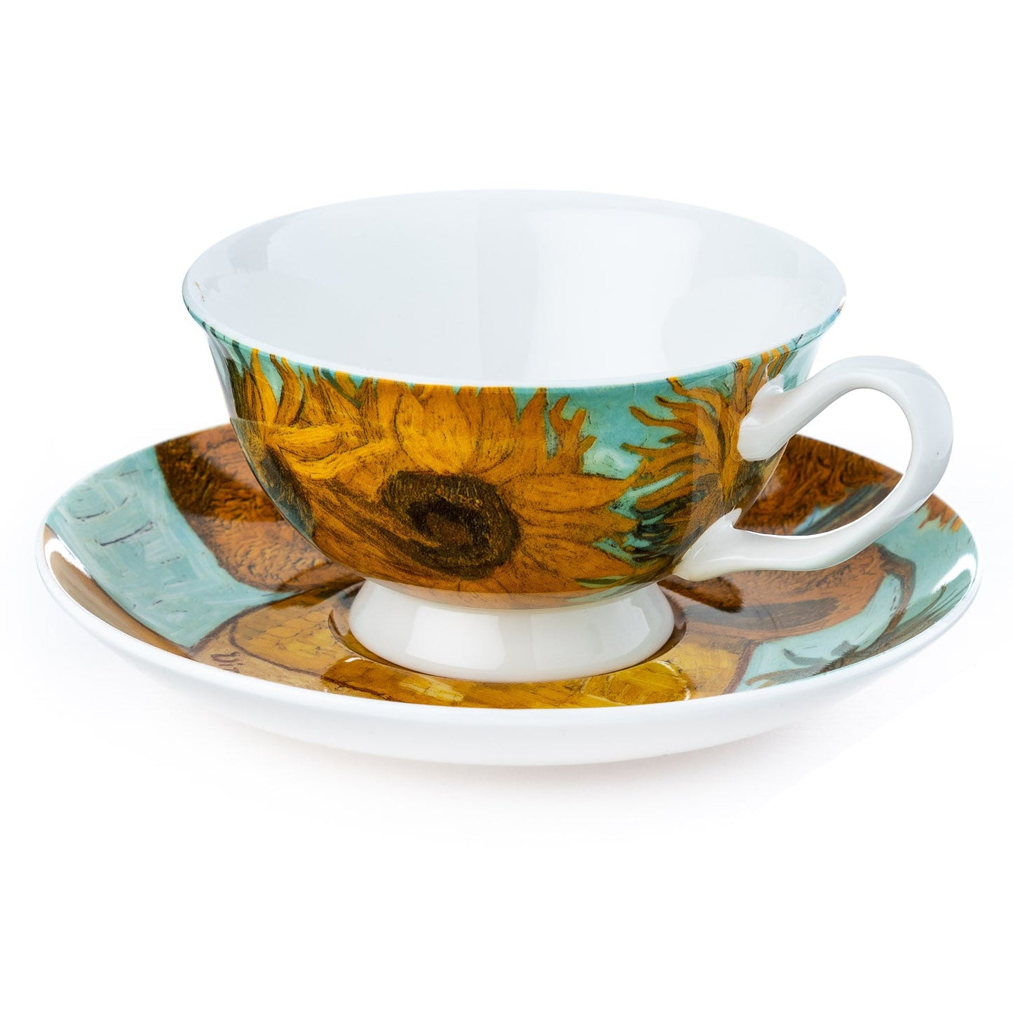 Mcintosh Teacup & Saucer - Van Gogh - Sunflowers