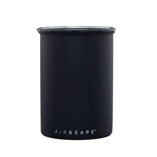 Airscape Classic 1 lb Coffee Canister - Matte Black