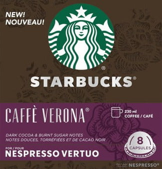 Nespresso Vertuo Starbucks Long Coffee - Caffe Verona 230ml 8 CT