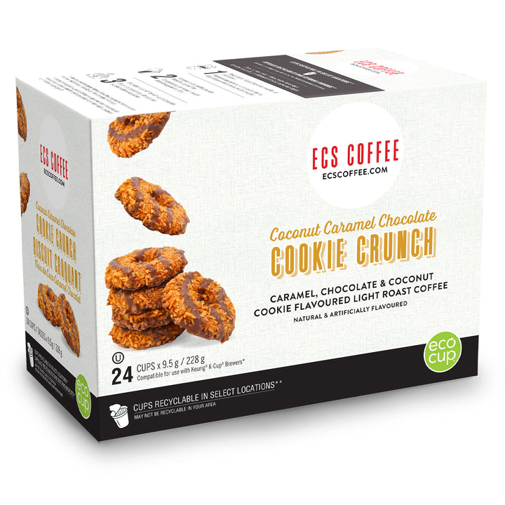 ECS Coffee Coconut Caramel Chocolate Cookie Crunch 24 CT