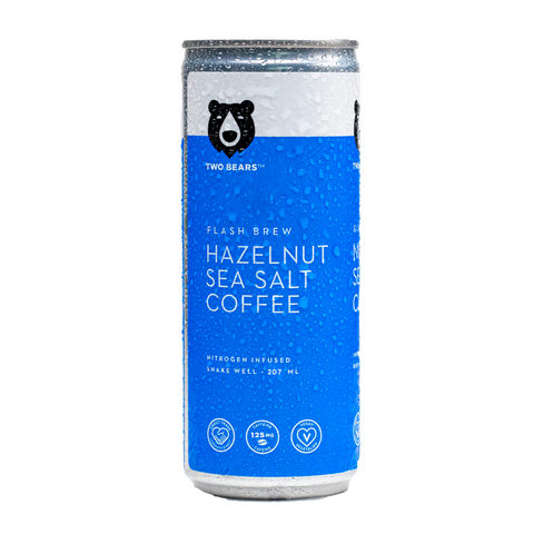 Two Bear Flash Brew Coffee - Hazelnut Sea Salt 207ml