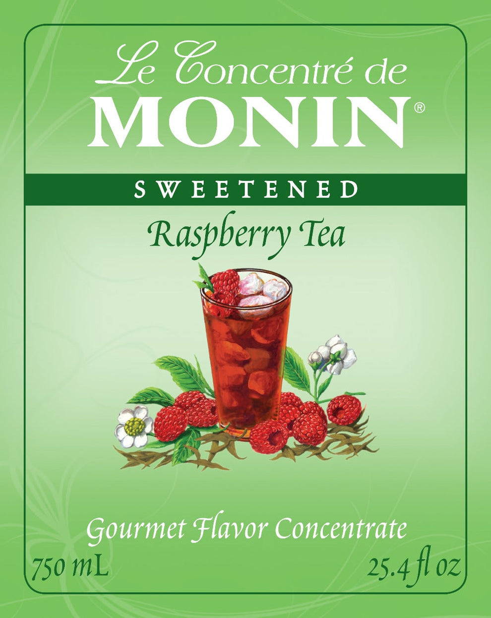Monin Tea Concentrate - Raspberry 750mL