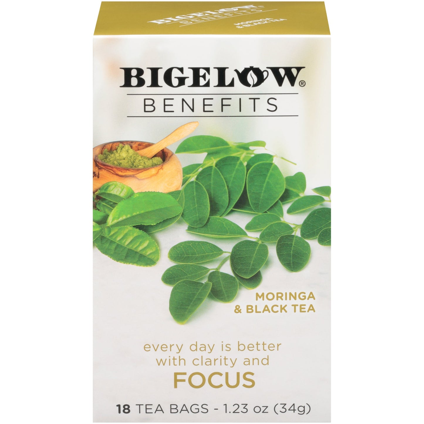 Bigelow Benefits Focus (Moringa and Black Tea) 18 CT
