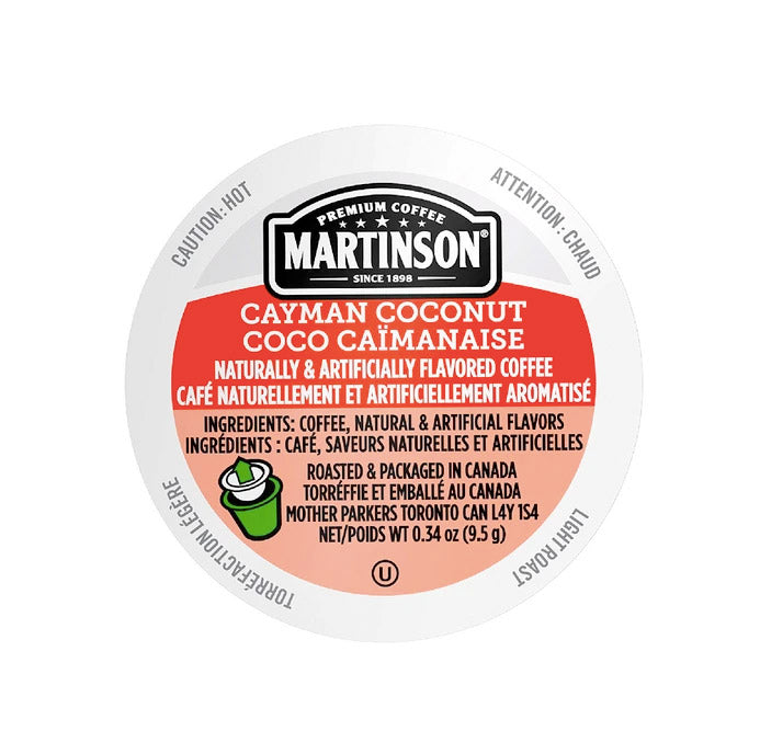 Martinson Coffee Toasted Coconut 24 CT