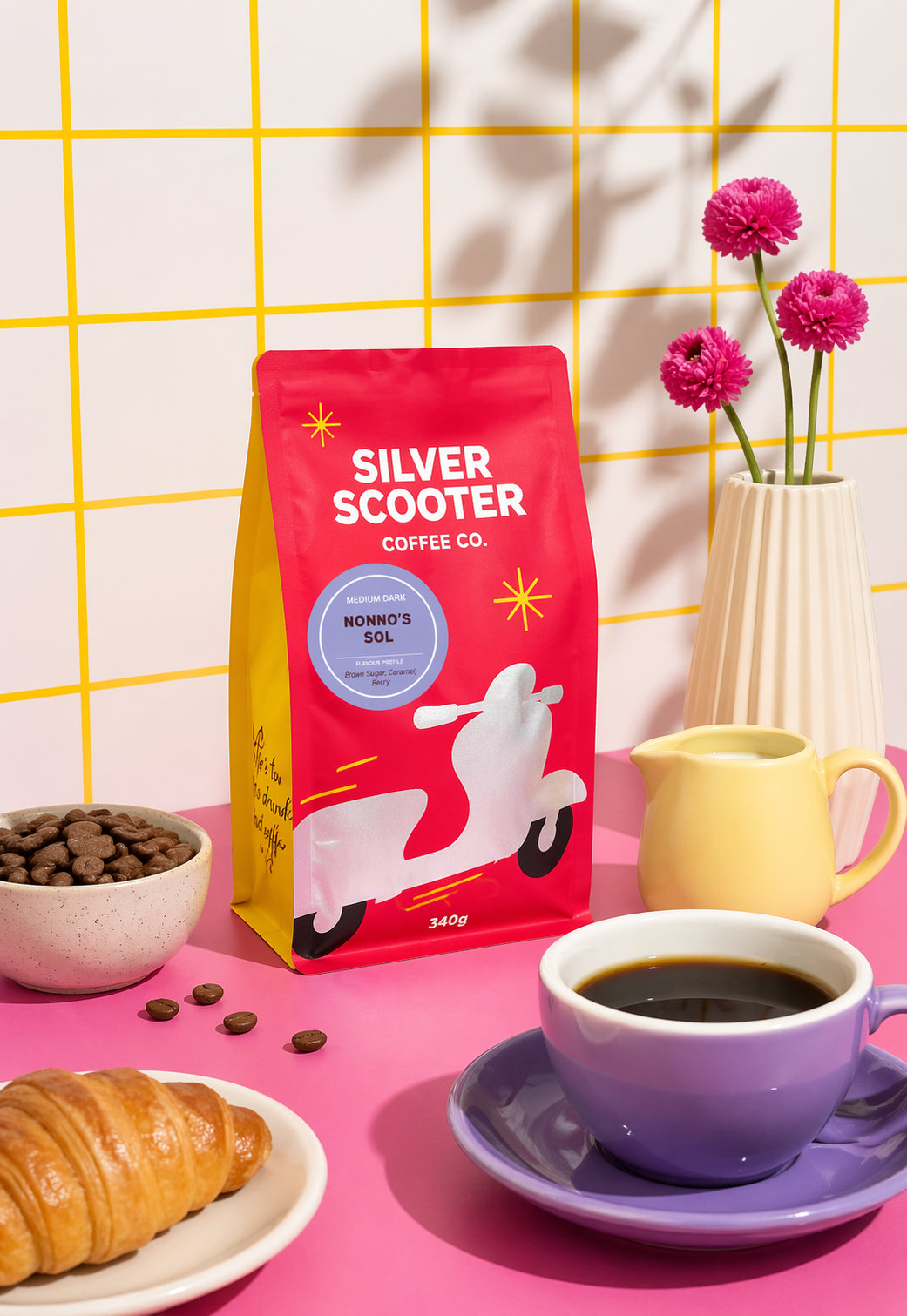 Silver Scooter Coffee WB Nonno's Sol 12oz