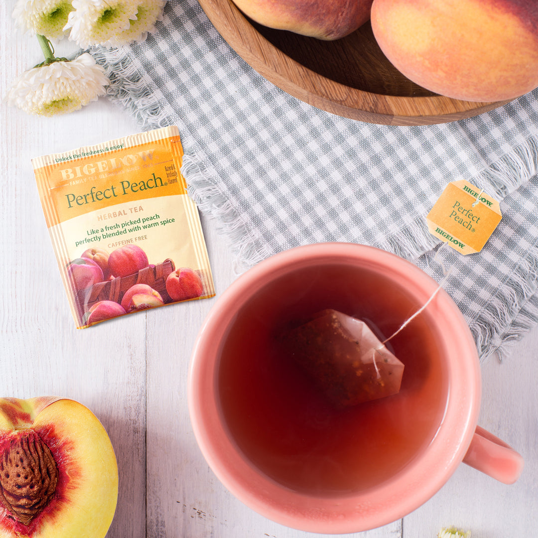 Bigelow Tea Perfect Peach Herbal Tea 20 CT