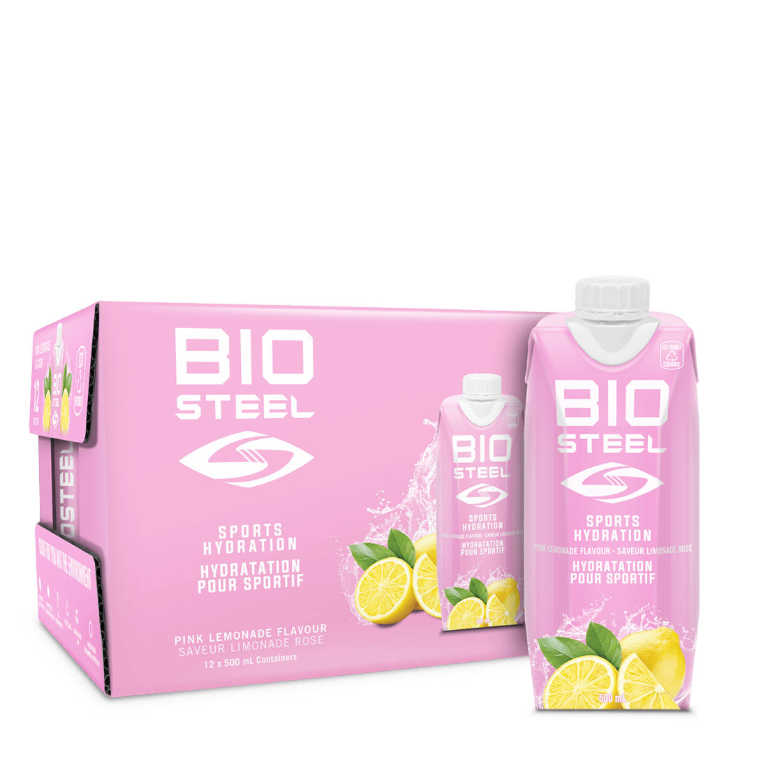 Biosteel Sports Drink - Pink Lemonade 500ml
