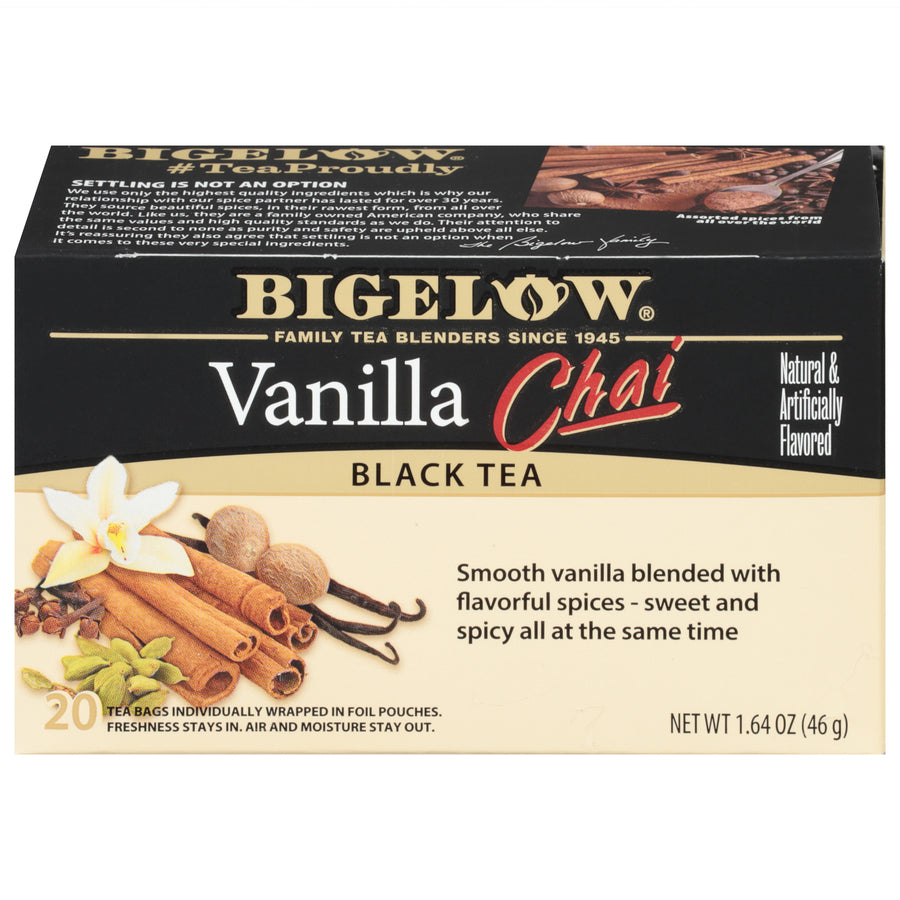 Bigelow Tea Vanilla Chai Black Tea 28 CT
