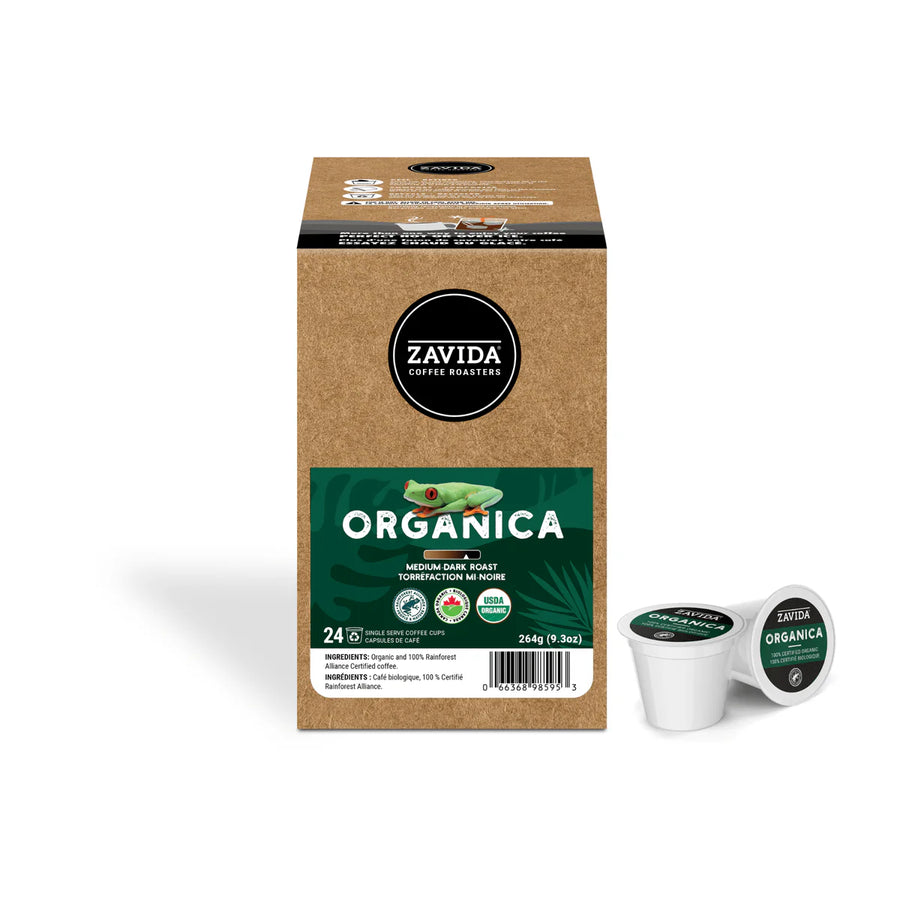 Zavida Organica Medium-Dark Roast 24 CT