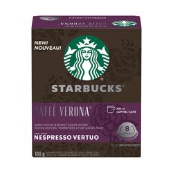 Nespresso Vertuo Starbucks Long Coffee - Caffe Verona 230ml 8 CT