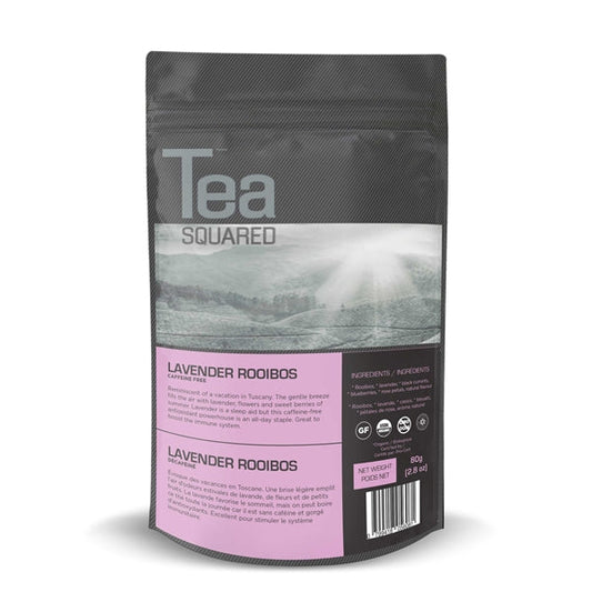 Tea Squared Loose Leaf Tea - Rooibos - Lavender 80g (Organic)