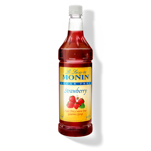 Monin Mini Sugar Free Syrup Strawberry 50ml