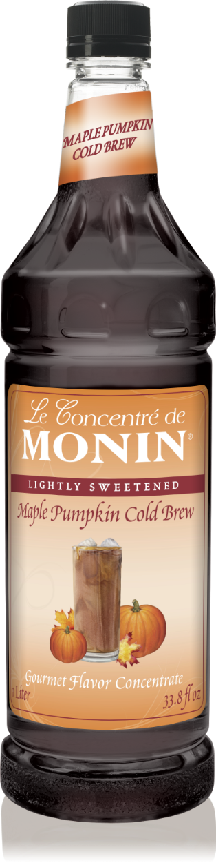 Monin Syrup Cold Brew Maple Pumpkin Concentrate 1L