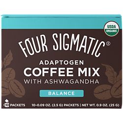 Four Sigmatic SS Adaptogen Coffee Mix - Balance - Tulsi/Ashwaganda Single Serve Packet