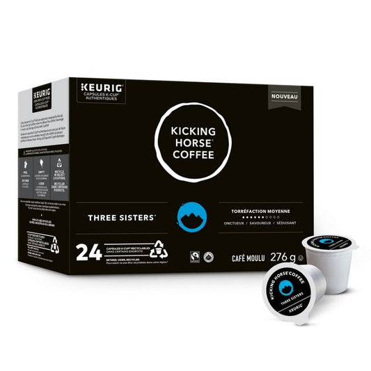 Kicking Horse Three Sisters Medium Roast 24 CT