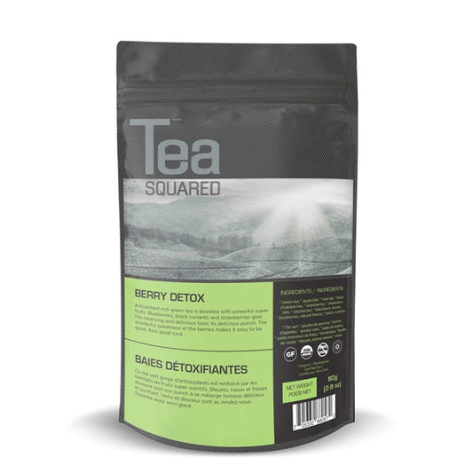 Tea Squared Loose Leaf Tea - Green - Berry Detox - Organic 80g
