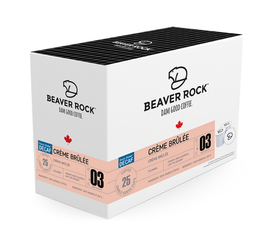Beaver Rock Flavour Crème Brûlée Decaf 25 CT
