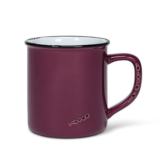 Abbott Enamel Look Mug - Plum