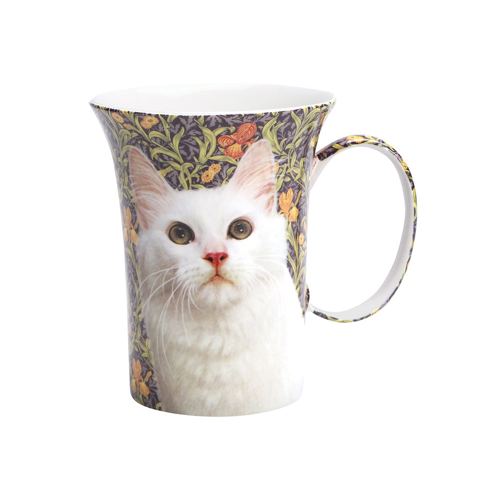 McIntosh Crest Mug - Feline Friends - White Cat
